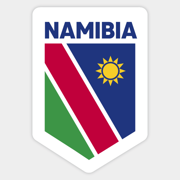 Namibia Flag Emblem Sticker by SLAG_Creative